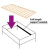 vidaXL Lattenrost mit 13 Latten 90x200 cm