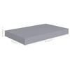 vidaXL Schwebende Wandregale 2 Stk. Grau 40x23x3,8cm MDF