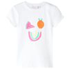 Kinder-T-Shirt Ecru 104