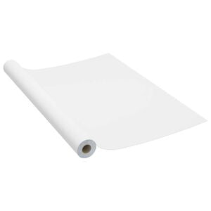 vidaXL Selbstklebende M&ouml;belfolie Wei&szlig; 500 x 90 cm PVC