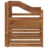 vidaXL Outdoor-Sofagarnitur Natur 67 x 63 x 73 cm Massivholz Akazie