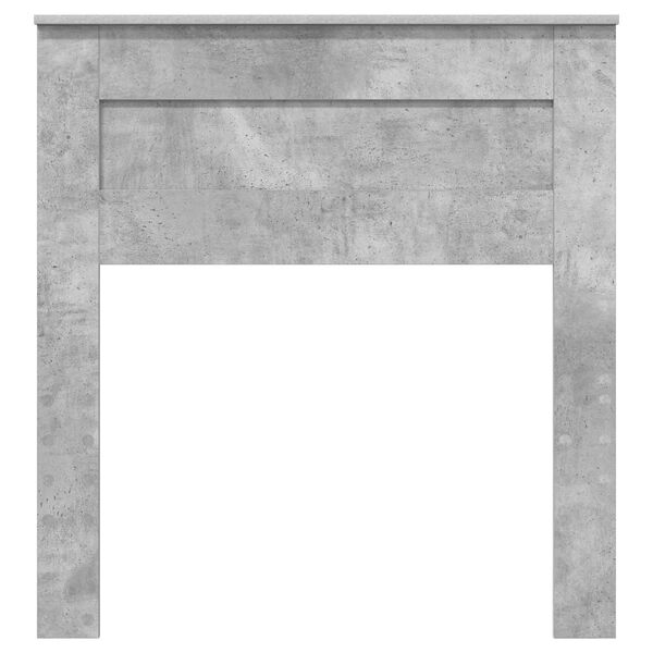 vidaXL Kopfteil Beton Grau 90 cm Holzwerkstoff