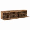 vidaXL TV-Wandregale 2 pcs Altholz 80 x 30 x 40 cm Holzwerkstoff