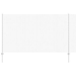 vidaXL Zaun mit Pfosten Silber 1,4 x 10 m Stahl