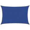 vidaXL Sonnensegel 160 g/m&sup2; Rechteckig Blau 5x6 m HDPE