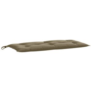 vidaXL Gartenbank-Auflage Melange Taupe 100x50x7 cm Stoff