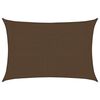 vidaXL Sonnensegel 160 g/m² Braun 3x4,5 m HDPE