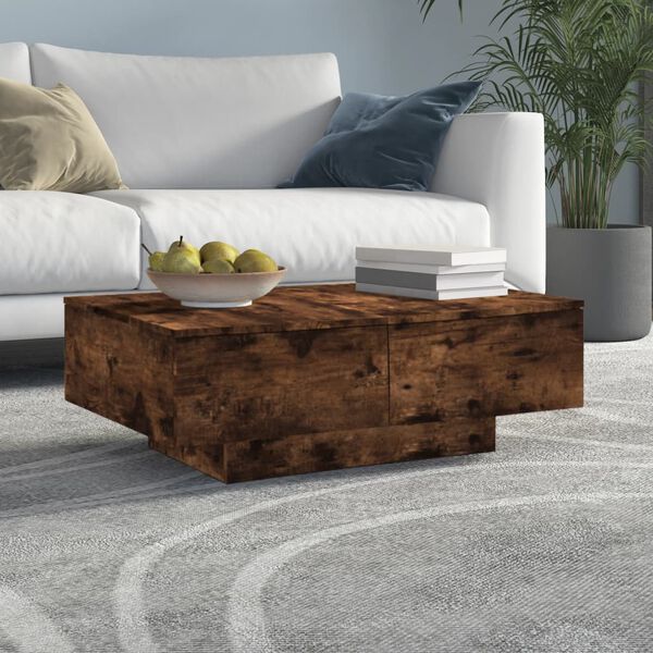 vidaXL Couchtisch R&auml;uchereiche 90x60x31 cm Holzwerkstoff