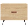 vidaXL Couchtische 2 Stk. Sonoma-Eiche 50x50x40 cm Holzwerkstoff