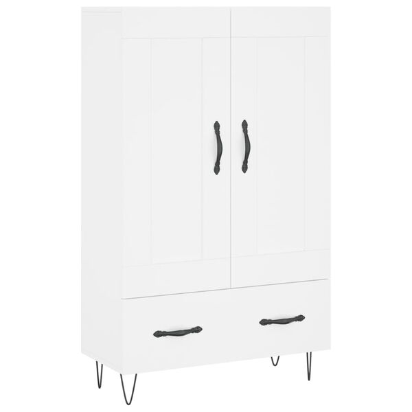 vidaXL Highboard Wei&szlig; 69,5x31x115 cm Holzwerkstoff
