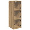 vidaXL Wandschrank 35 x 37 x 102 cm Holzwerkstoff Artisan-Eiche