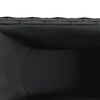 vidaXL Pflanzk&uuml;bel mit Rollen 2 Stk. Schwarz 107x32x38 cm Poly Rattan