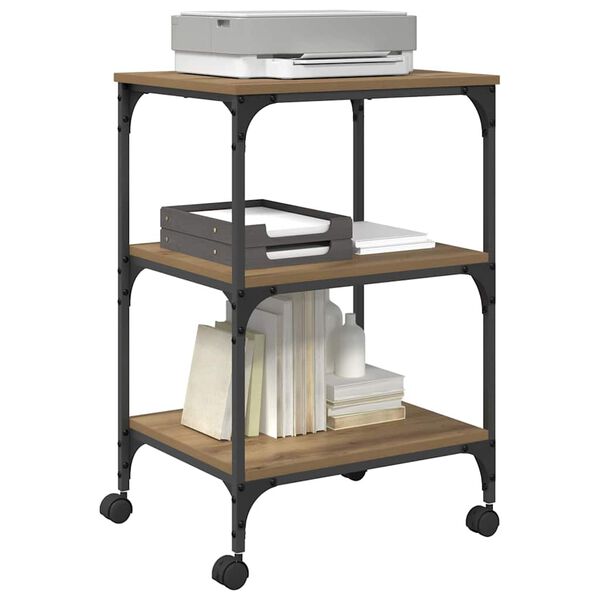 vidaXL Druckerst&auml;nder Artisan-Eiche 50 x 41 x 75 cm Holzwerkstoff