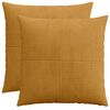 vidaXL Kissenbezug 2 pcs ALMELO Gelb 60 x 60 cm Cord