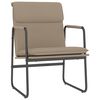 vidaXL Loungesessel Cappuccino-Braun 55x64x80 cm Kunstleder
