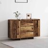 vidaXL Sideboard mit Schubladen Altholz 120 x 41 x 75 cm Holzwerkstoff