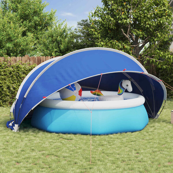 vidaXL Pool-Dome Gr&uuml;n 430 x 430 x 210 cm