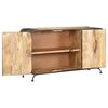 vidaXL Sideboard 140x40x80 cm Massivholz Mango