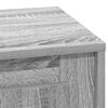 vidaXL Nachttisch Grau 44 x 34,5 x 45 cm Holzwerkstoff
