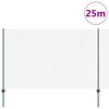 vidaXL Zaun mit Pfosten Gr&uuml;n 1,5 x 25 m Stahl
