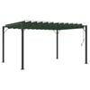 vidaXL Gazebo mit Lamellen-Dach 3 x 4 x 2,14 m Gr&uuml;n