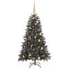 vidaXL K&uuml;nstlicher Weihnachtsbaum Gr&uuml;n 150 cm PVC, Plastik und Stahl