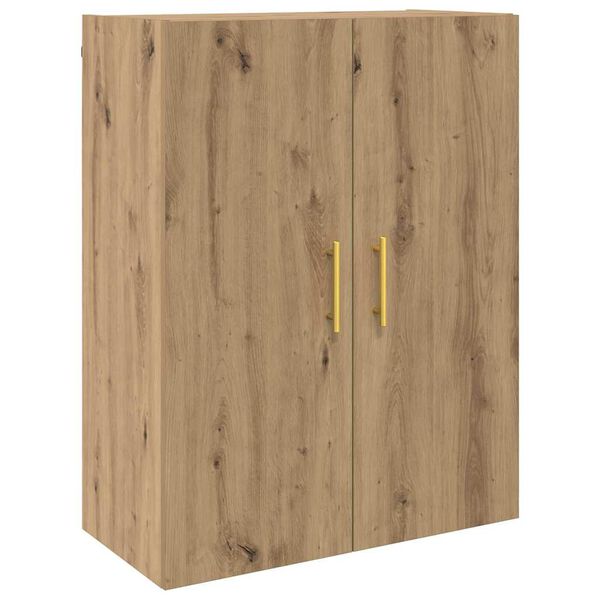 vidaXL Wandschrank Artisan-Eiche 69,5 x 34 x 90 cm Holzwerkstoff