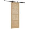 vidaXL Schiebet&uuml;r ORKDAL Natur 83 x 232 cm Massives Kiefernholz