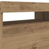 vidaXL TV-Schrank mit LED Artisan-Eiche 120x35x40 cm Holzwerkstoff