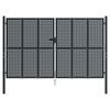 vidaXL Gartentor Anthrazit 300x200 cm Stahl