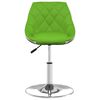 vidaXL Esszimmerst&uuml;hle 2 Stk. Drehbar Gr&uuml;n und Wei&szlig; Kunstleder