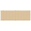 vidaXL Sonnenliegen-Auflage Melange Beige 186x58x4 cm Stoff