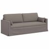 vidaXL Sofa 2 pcs Taupe