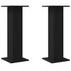 vidaXL Lautsprecherst&auml;nder 2 pcs Schwarz Eichen-Optik 30 x 30 x 80 cm
