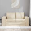 vidaXL Sofa Creme Gesamtabmessungen: 162 x 80 x 82 cm (B x T x H) Samt