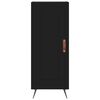 vidaXL Sideboard Schwarz 34,5x34x90 cm Holzwerkstoff