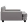 vidaXL Kindersofa Grau 90x53x30 cm Kunstleder