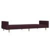 vidaXL Schlafsofa 2-Sitzer Lila Stoff