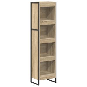 vidaXL B&uuml;cherregal 40 x 30 x 155 cm Holzwerkstoff Sonoma