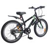 vidaXL Kinderfahrrad 20 Zoll 6-Speed f&uuml;r 6-11 Jahre alt Schwarz