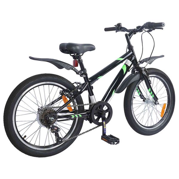 vidaXL Kinderfahrrad 20 Zoll 6-Speed f&uuml;r 6-11 Jahre alt Schwarz