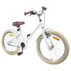 vidaXL Kinderfahrrad 18 Zoll f&uuml;r 5-7 Jahre alt Wei&szlig;