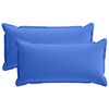 vidaXL Kissenbezug 2 stk. HOUTEN K&ouml;nigsblau 40 x 80 cm Polyester