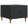 vidaXL Couchtisch mit Schubladen Schwarz 49 x 50 x 40 cm Holzwerkstoff