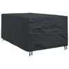 vidaXL Gartenmöbelabdeckung Schwarz 143 x 225 x 90 cm 600D