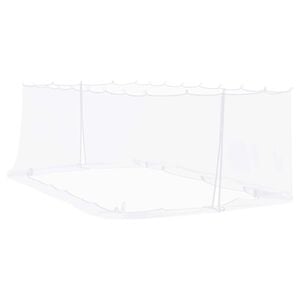 vidaXL Moskito-Netz f&uuml;r Pavillon 220 Mesh Wei&szlig; 6 x 3 x 2 m Polyester