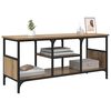 vidaXL TV-Schr&auml;nk Artisan-Eiche 100 x 35 x 45 cm Verbundholz und Eisen