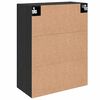 vidaXL Wandschrank 2 pcs Schwarz Eichen-Optik 69,5 x 34 x 90 cm