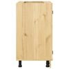 vidaXL Schrank SKI Honigbraun 60 x 46 x 81,5 cm Massives Kiefernholz