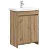 vidaXL Badezimmerm&ouml;bel-Set Artisan-Eiche 81 x 40 x 84,5 cm